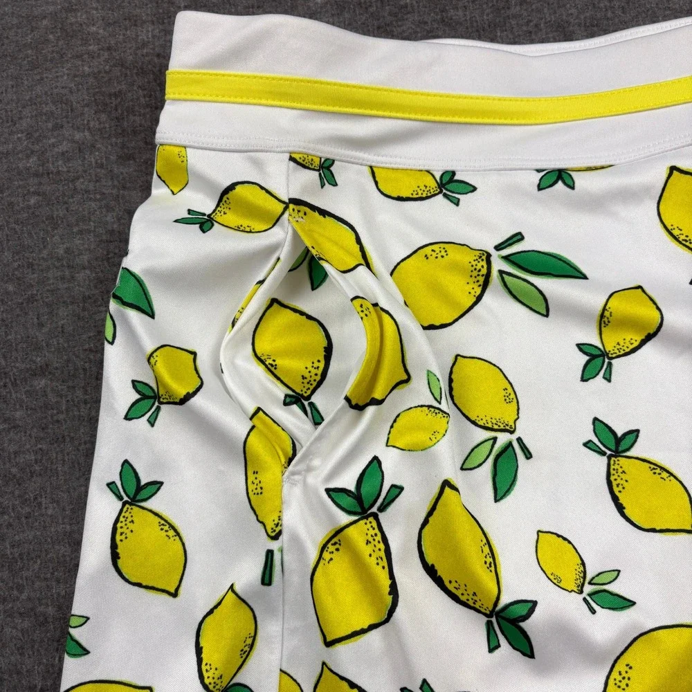 NEW PGA Tour M. Lemon Print Golf Skort‎ Stretch Athletic Tennis Golf Pickleball